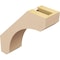 Ekena Millwork 3-inch W x 10-inch D x 10-inch H Legacy Rough Cedar Woodgrain TimberThane Knee Brace, Primed BRCUR03X10X10LECRCPR - alternate 3